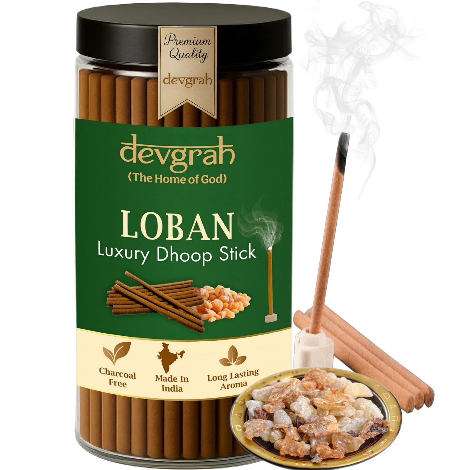 Loban Dhoop Stick | Bambooless Charcoal Free Stick